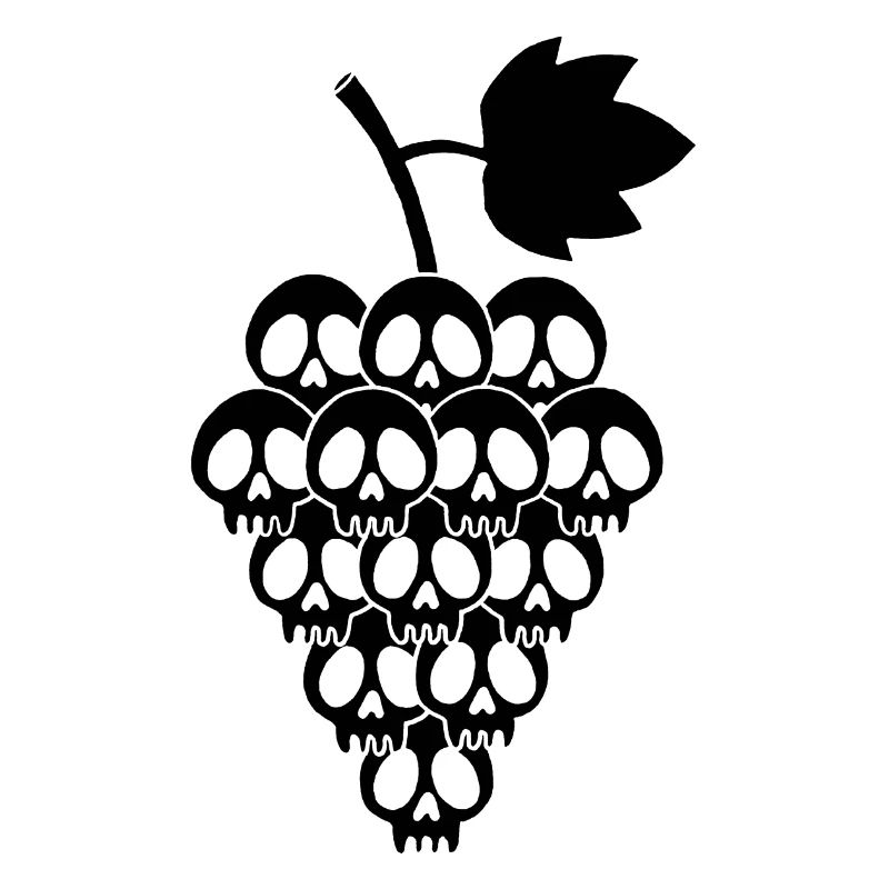 Black grape skulls