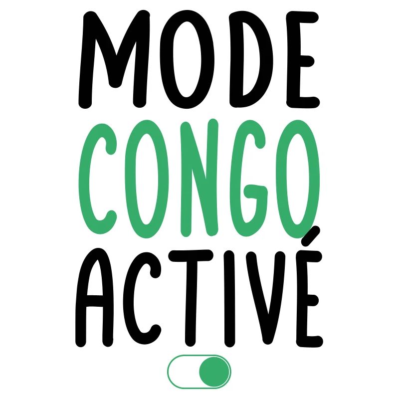 Mode Congo Activé - Idée Cadeau