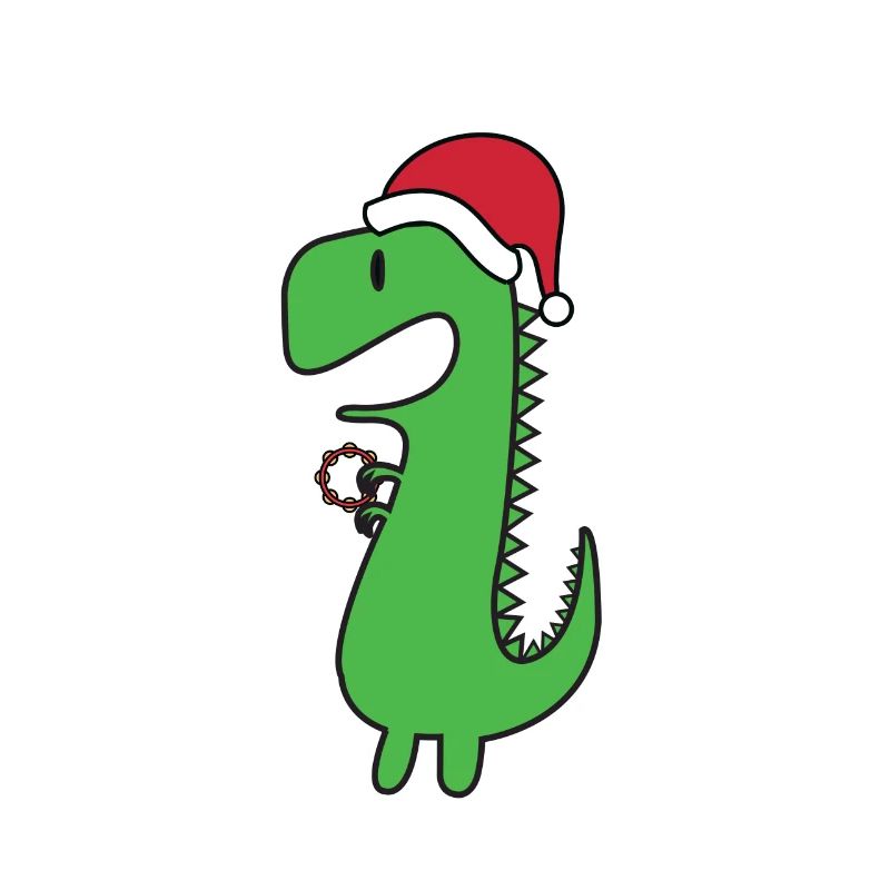 Dinosaurier Weihnachten Shirt
