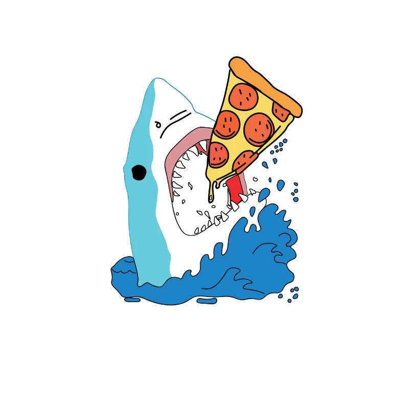 Pizza Shark Graphic