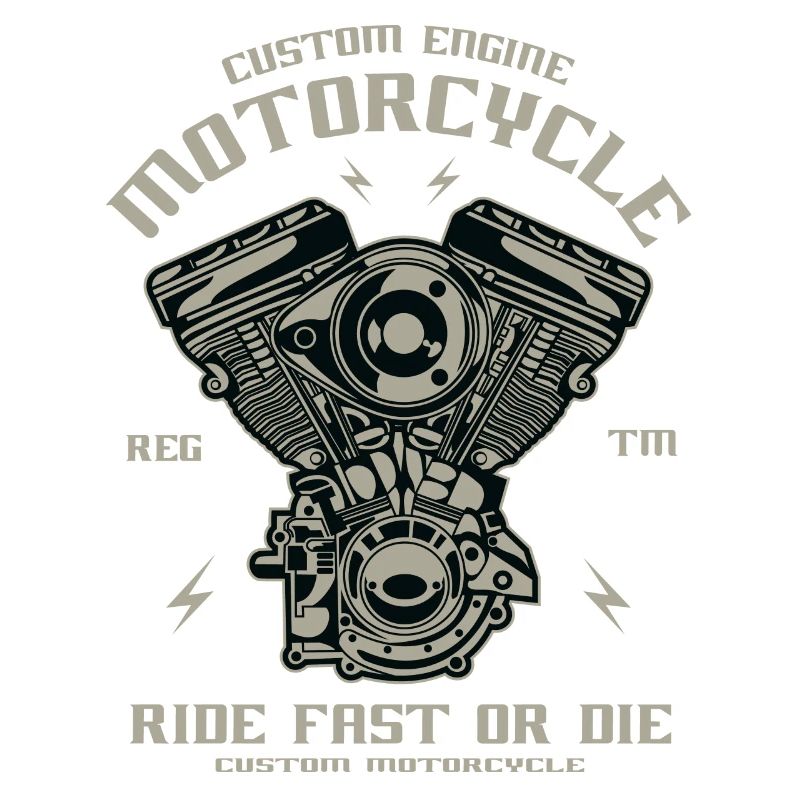 Conversion de moteur de moto Chopper Custom Engine