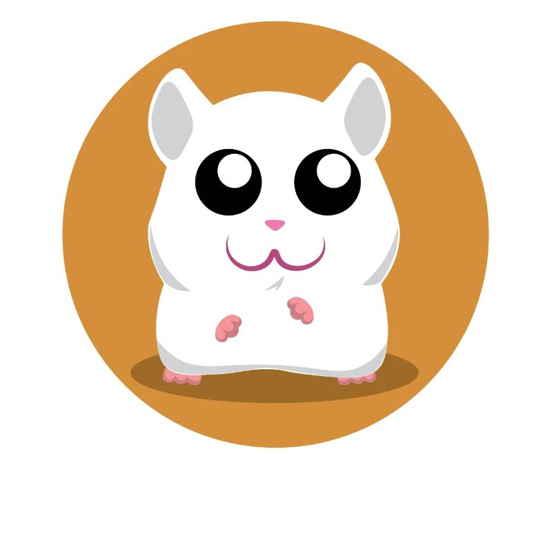 Netter weißer Hamster