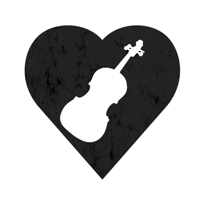 Violine im Herzen