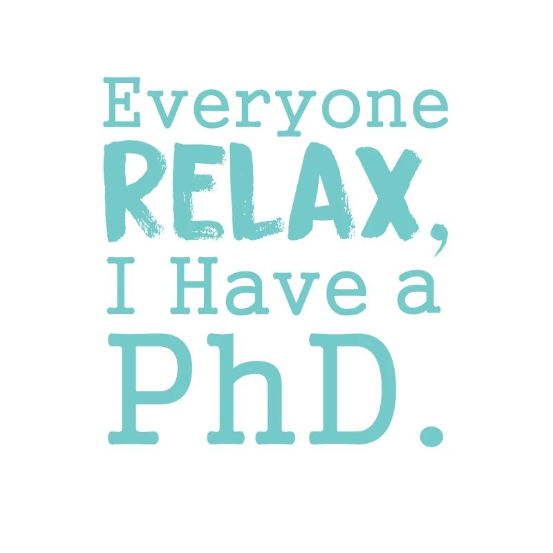 relax PhD Geschenk