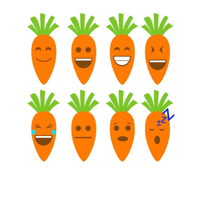 Möhre Emojis