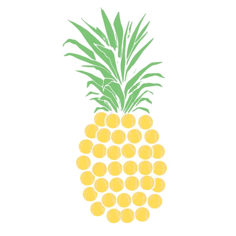 Softball-Ananas-Geschenk