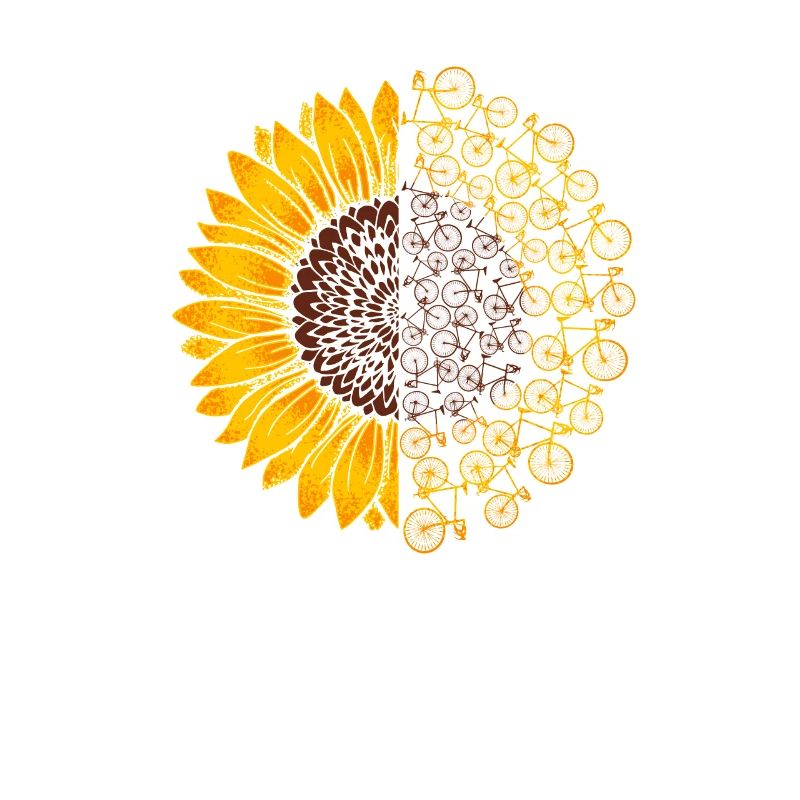 Sonnenblume Radfahren Geschenk