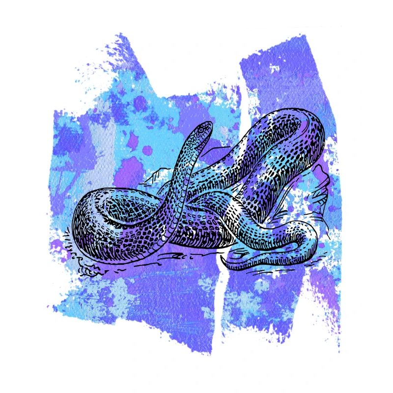 serpent serpent serpent python t-shirt