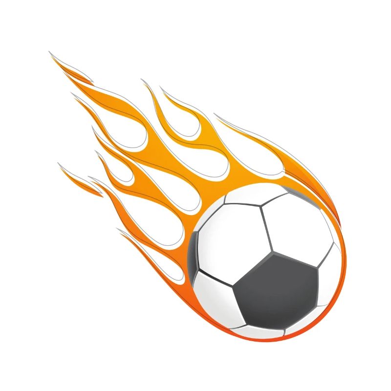 Feuer Fußball.