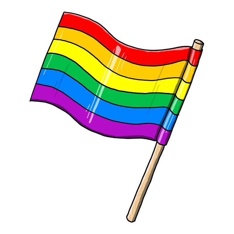 Regenbogen Flagge