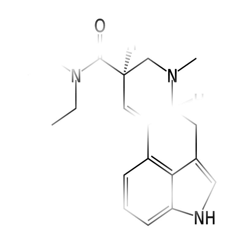 LSD structural formula molecule A. Hofmann Bicycle Day