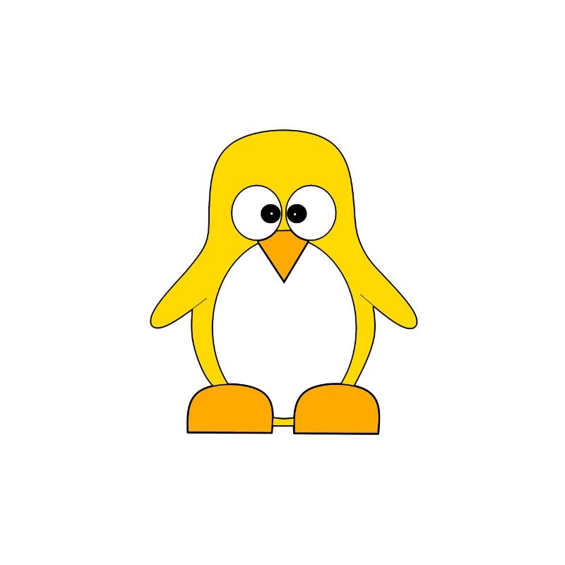 Pinguin gelb
