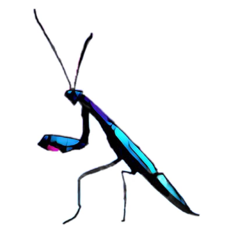 Biolumineszierende Beutegottesanbeterin