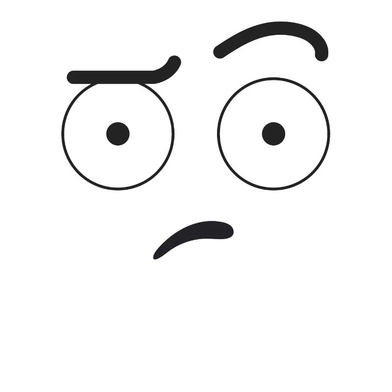 Verwirrte Emojis