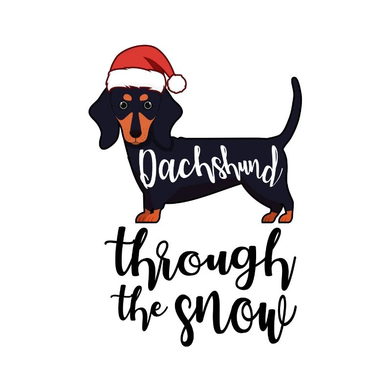 Dackel Hund Weihnachten