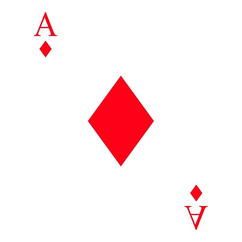Kartenspiel Karo Ass