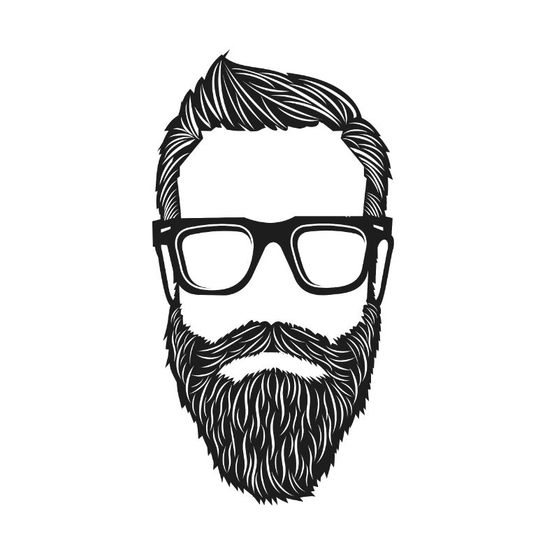 Beard face