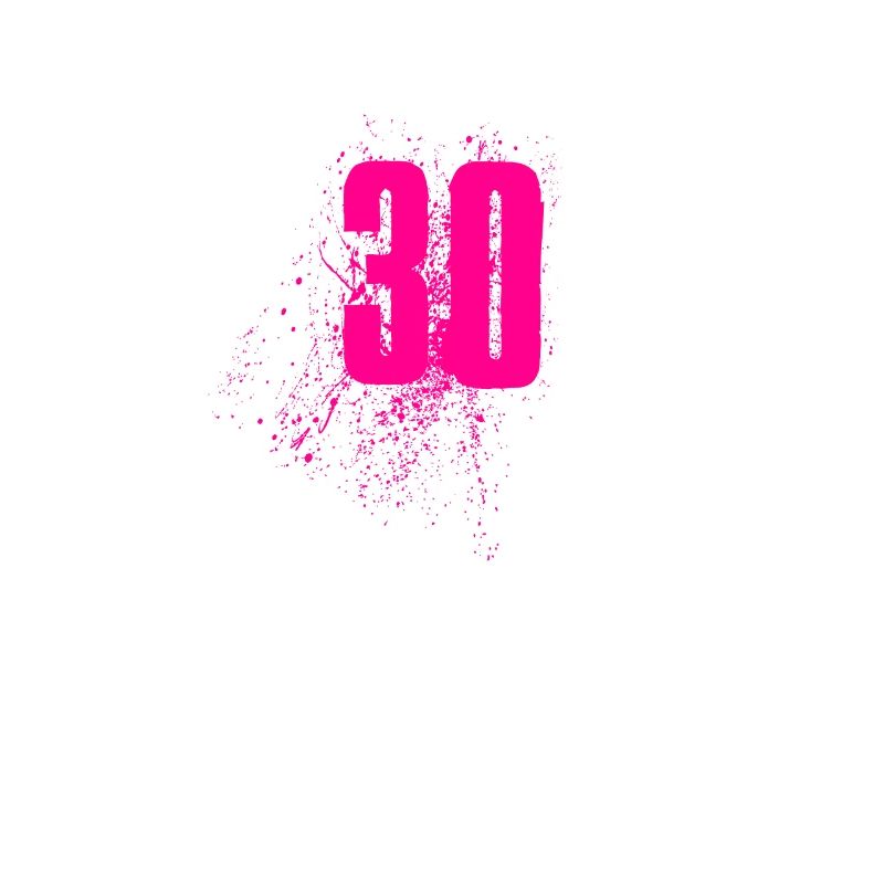 30 Number Pink