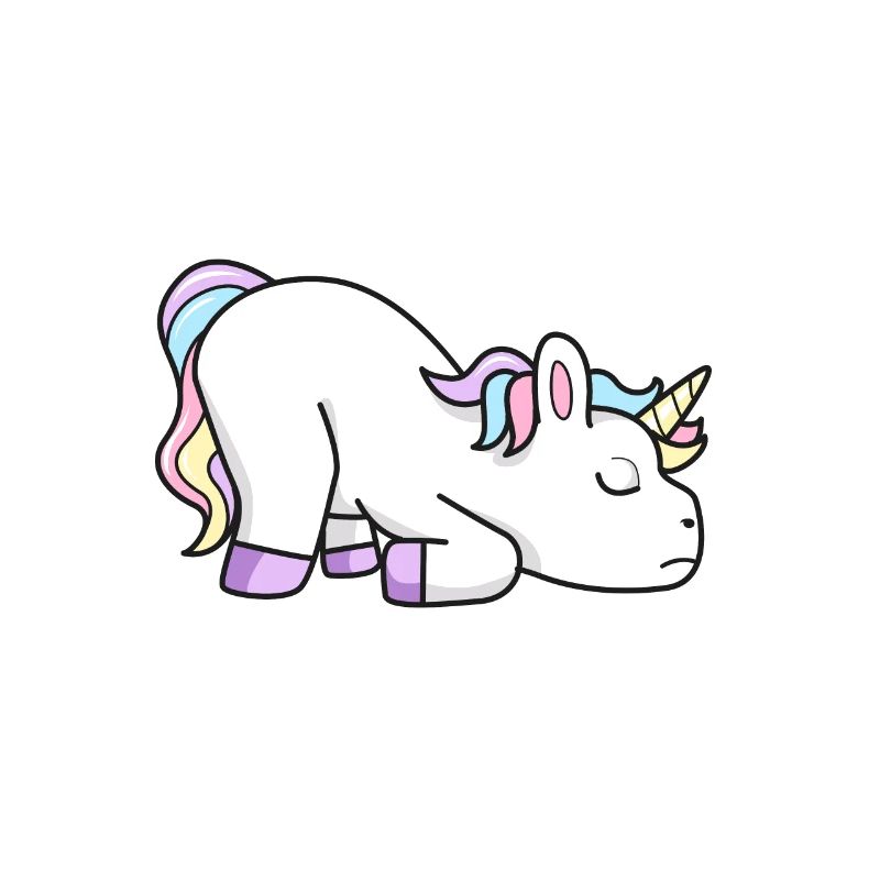Einhorn Müde