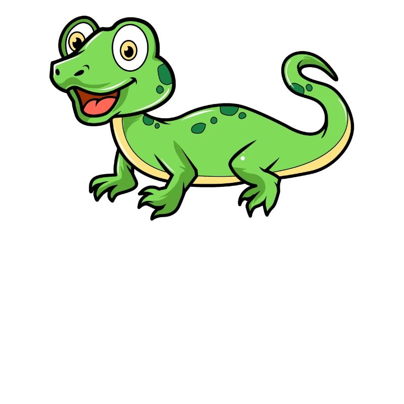 Cartoon Lizard Illustration