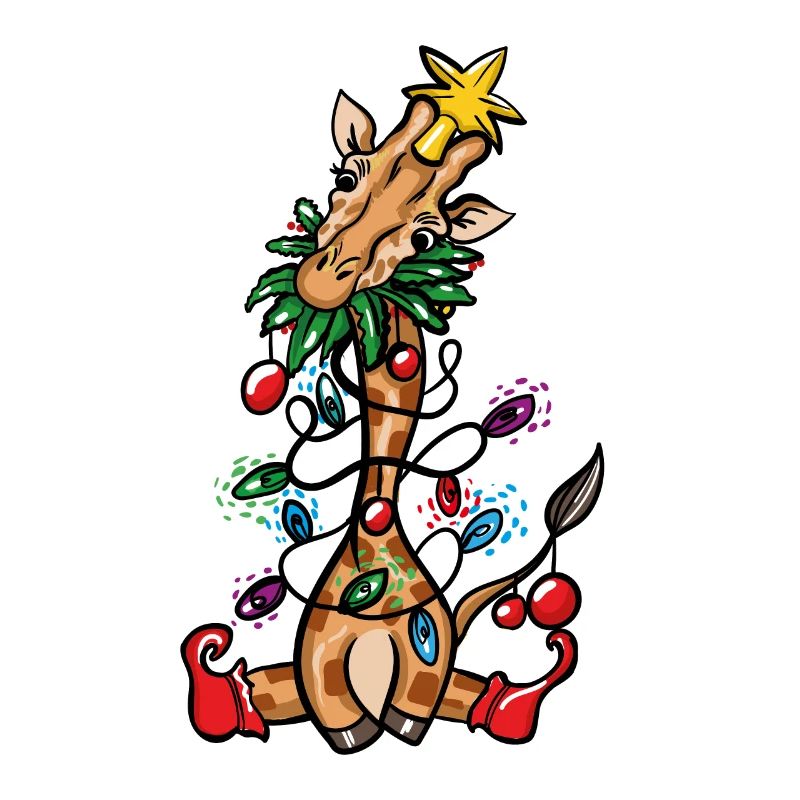 Weihnachtsgiraffe
