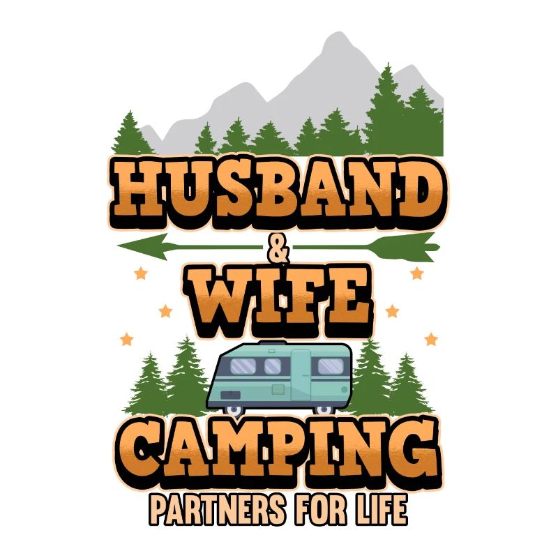 Camping Ehemann Ehefrau Spruch Zelten Geschenk