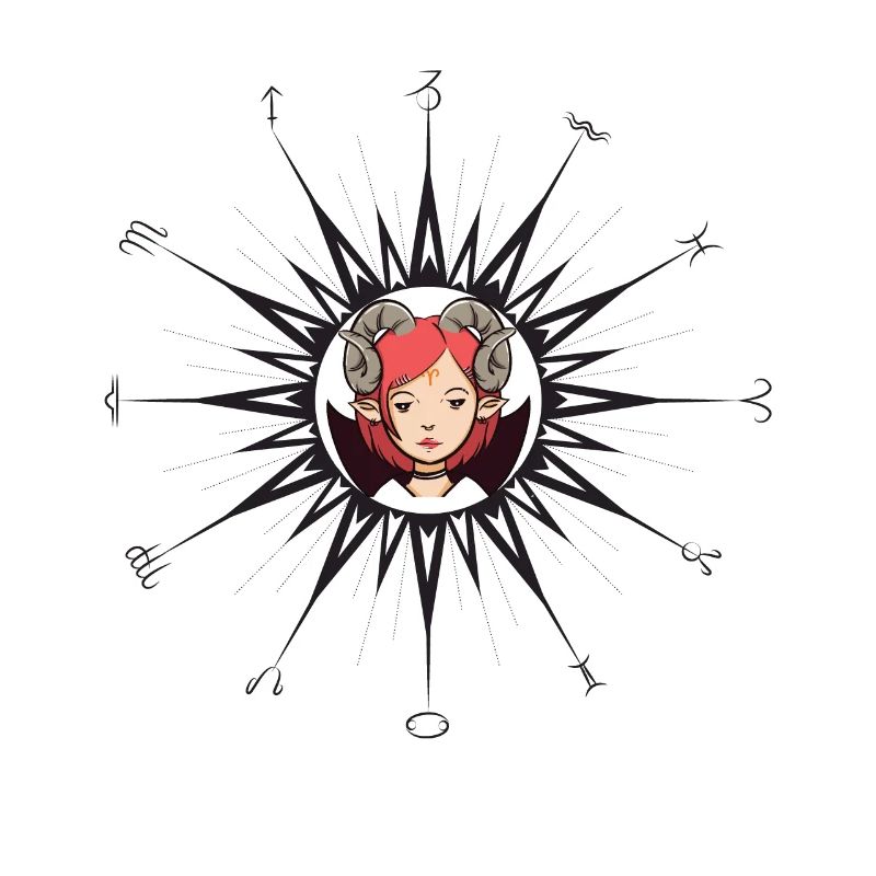 Sternzeichenkreis Widderfrau