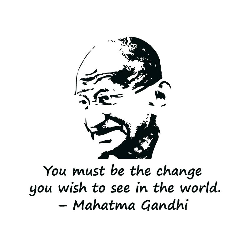 Sei die Veränderung