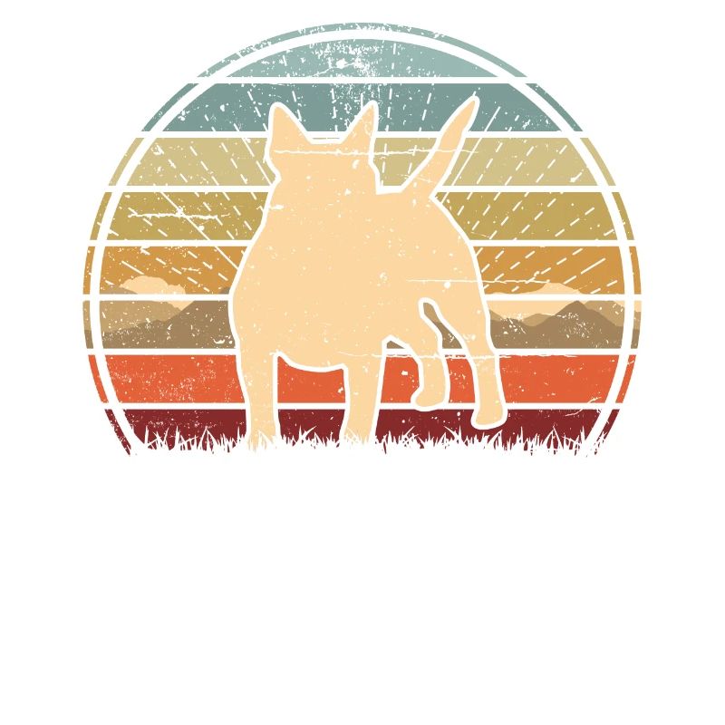 Bullterrier Sunset
