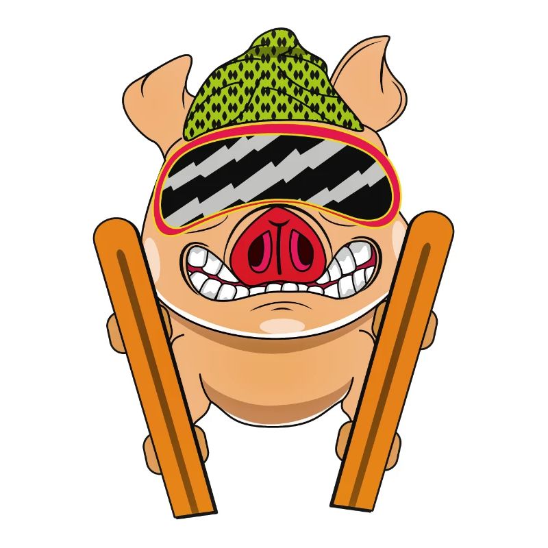 Schwein Pistensau