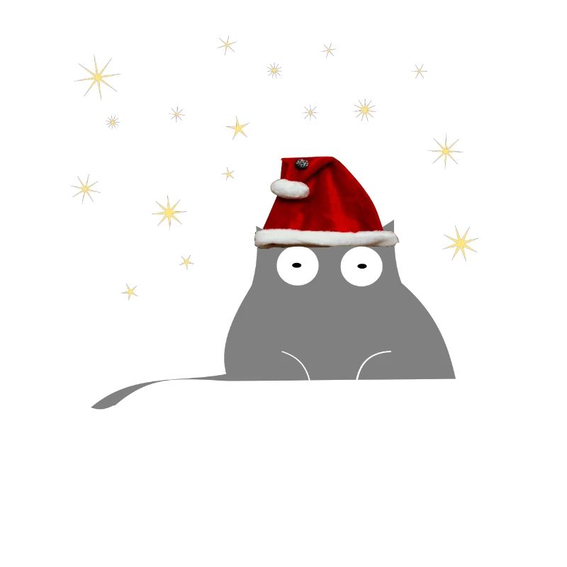 Katze Weihnachten