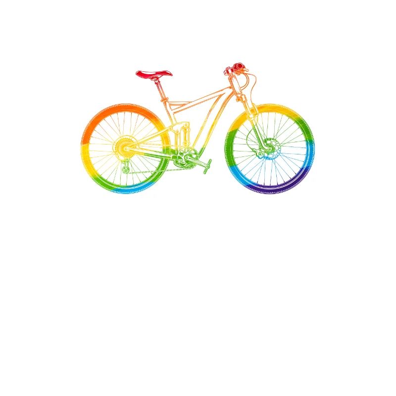 Modernes Pride Bike