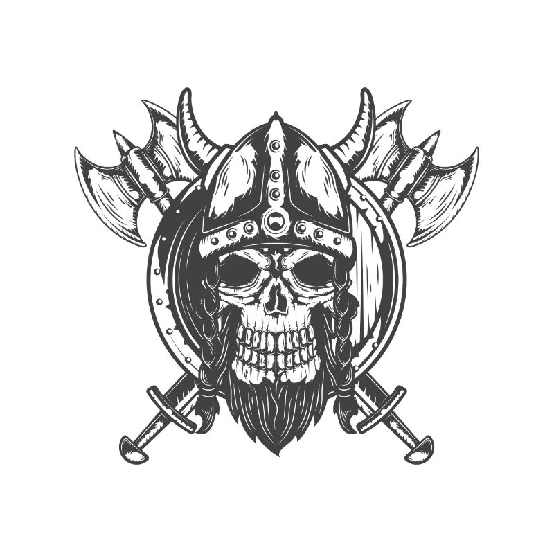 Viking Skull Schildkampf