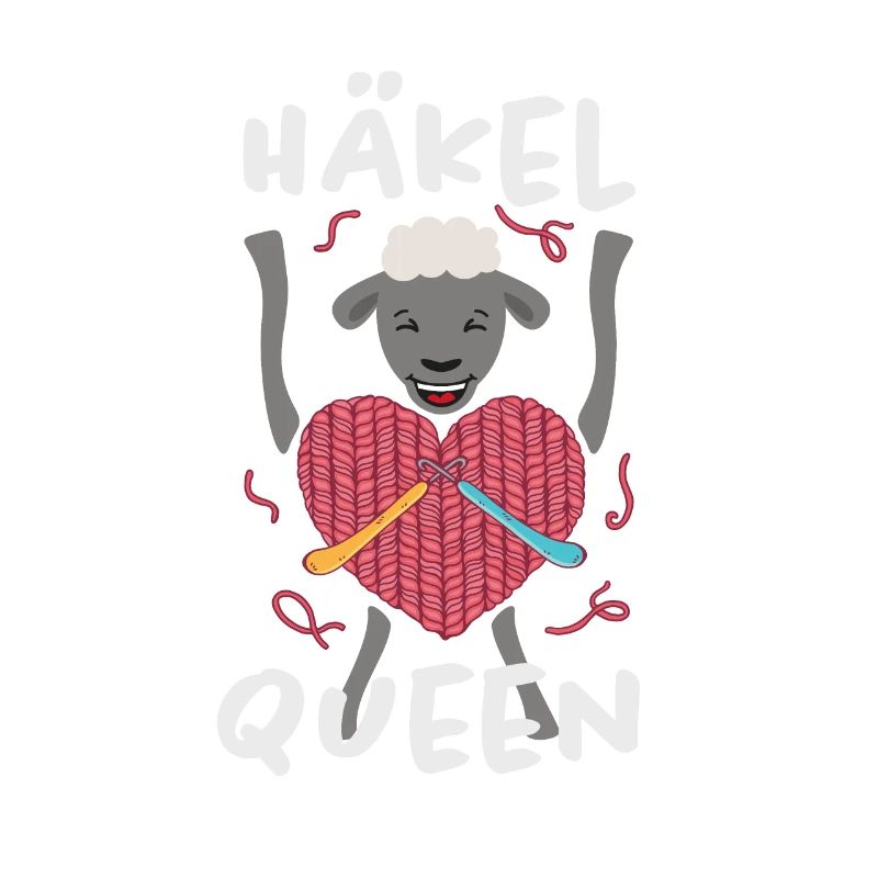 Lustiges Häkelqueen Geschenk
