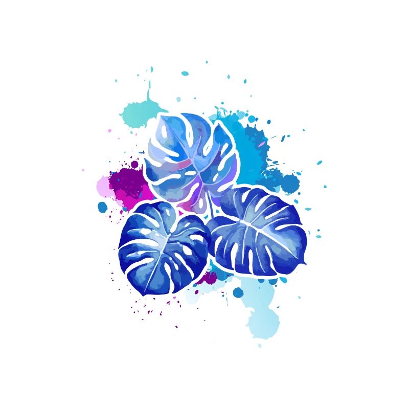 Die blauen Blätter