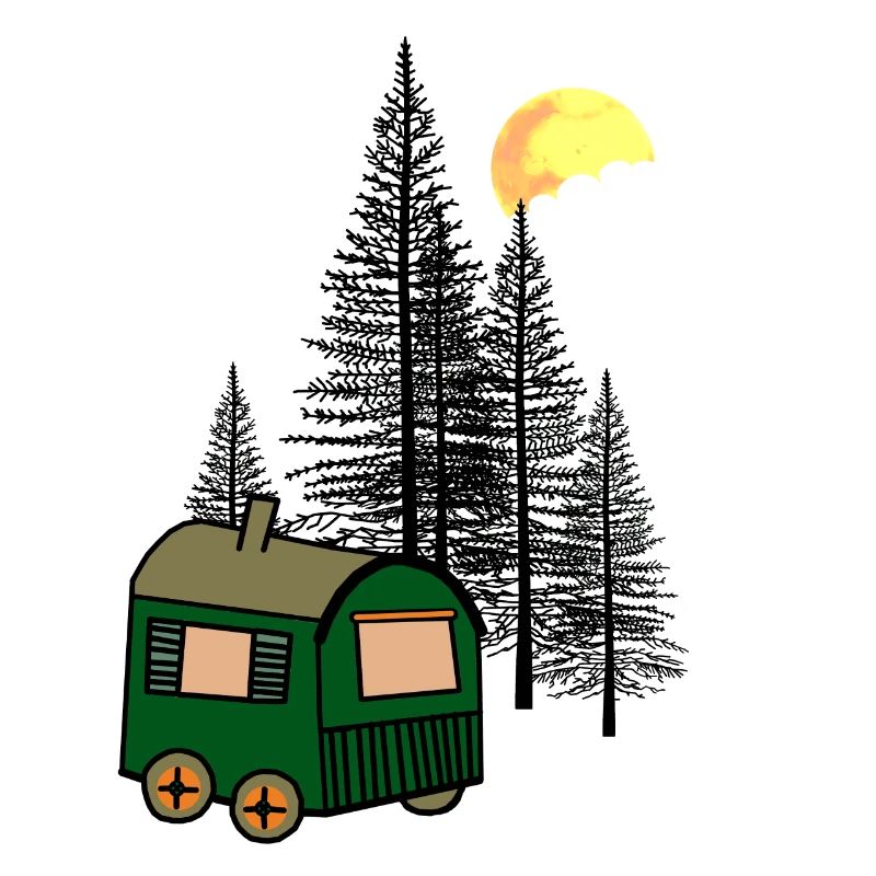 Construction trailer nature lovers eco nature exit flora