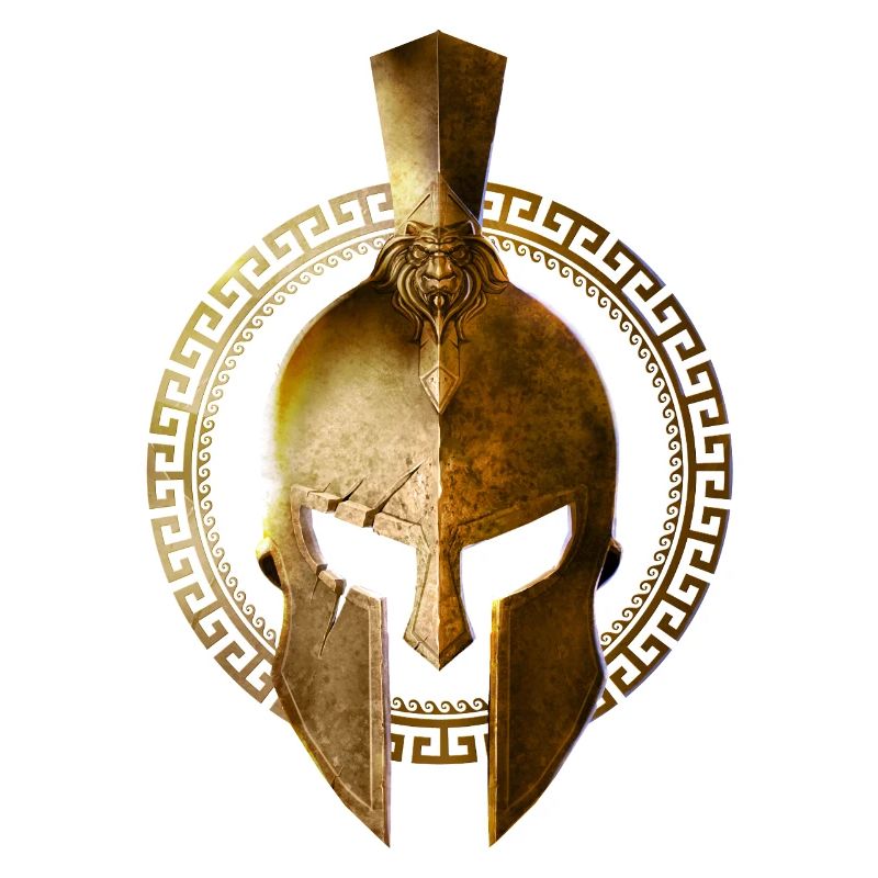 spartan helm gold