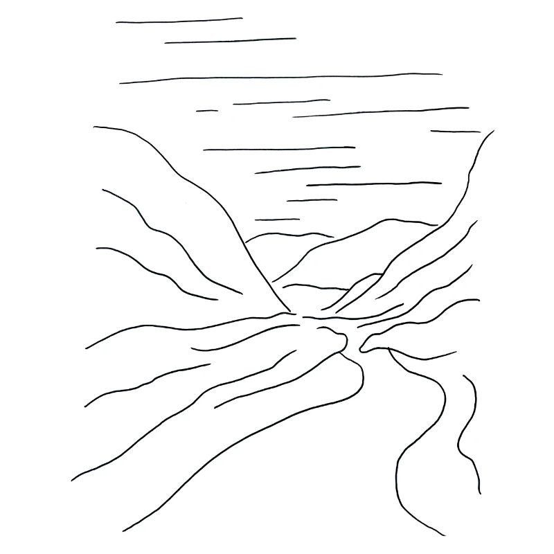 Bergtal mit Fluss