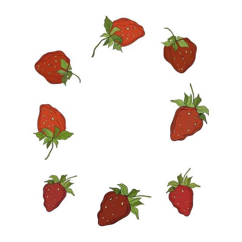 Coole Mädels Erdbeeren