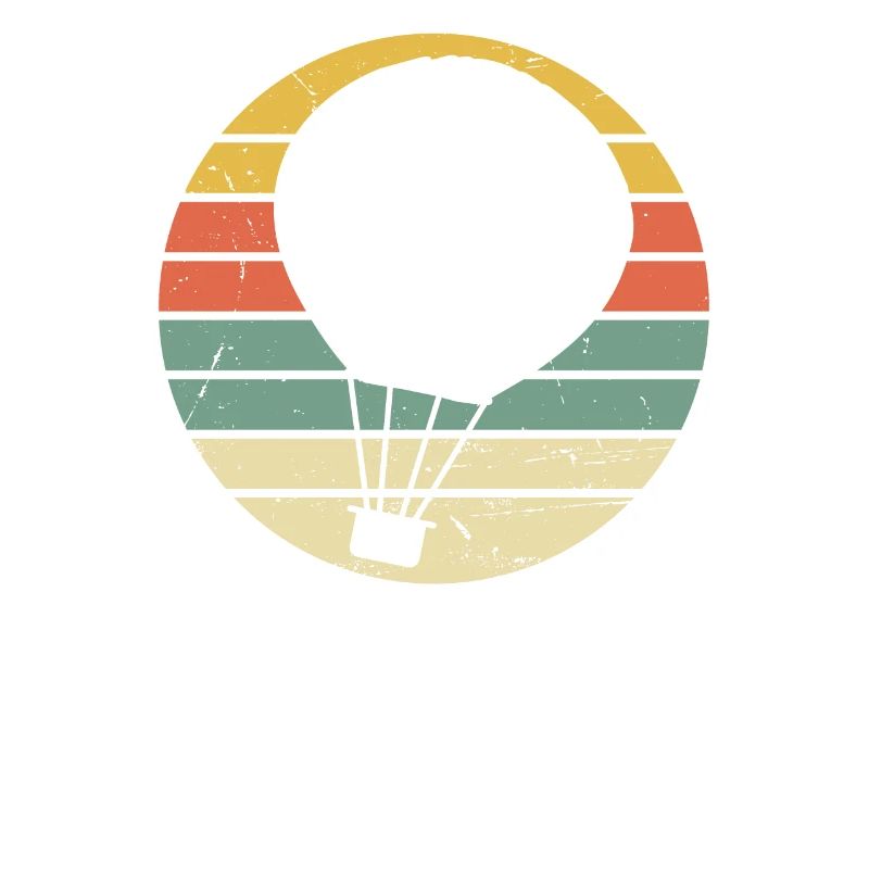 Retro Heißluftballon