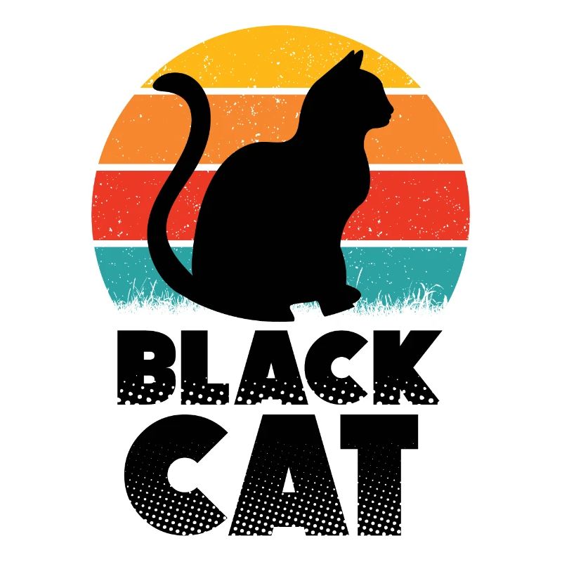 Schwarze Katze