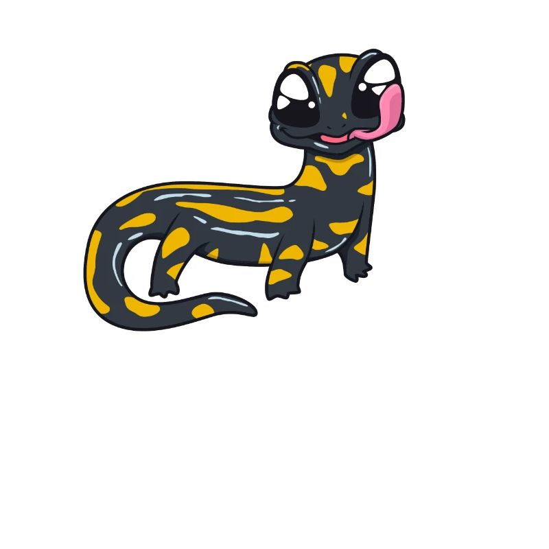 Kawaii Feuersalamander