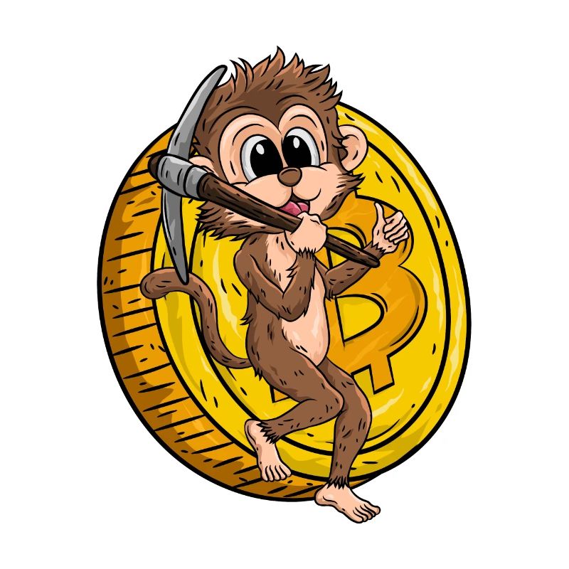 Bitcoin Affe Schimpanse