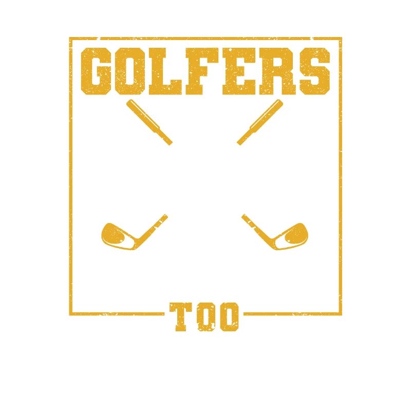 Fun golf lover Golf playing player