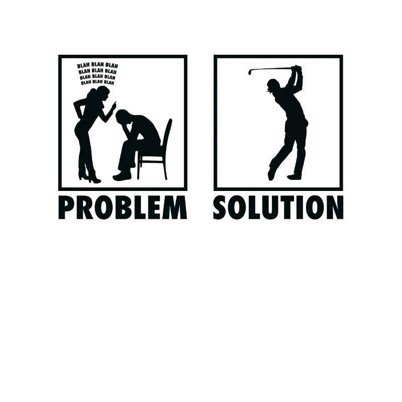 Les joueurs de golf de golf déclarent la solution du problème.