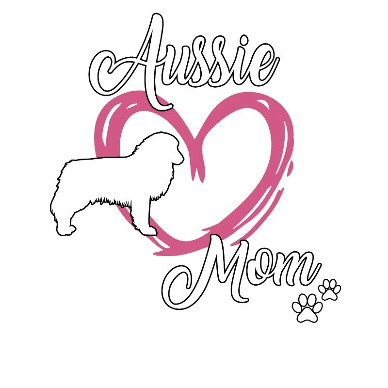 Aussie Mom Hundehalter süßes Australian Shepherd