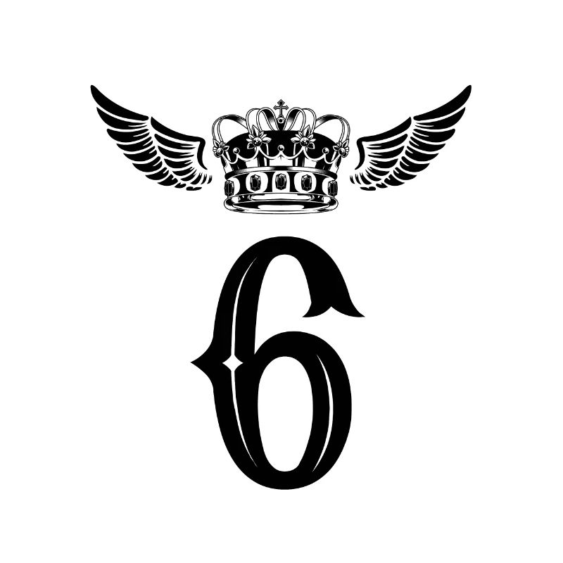 6 Zahl Krone