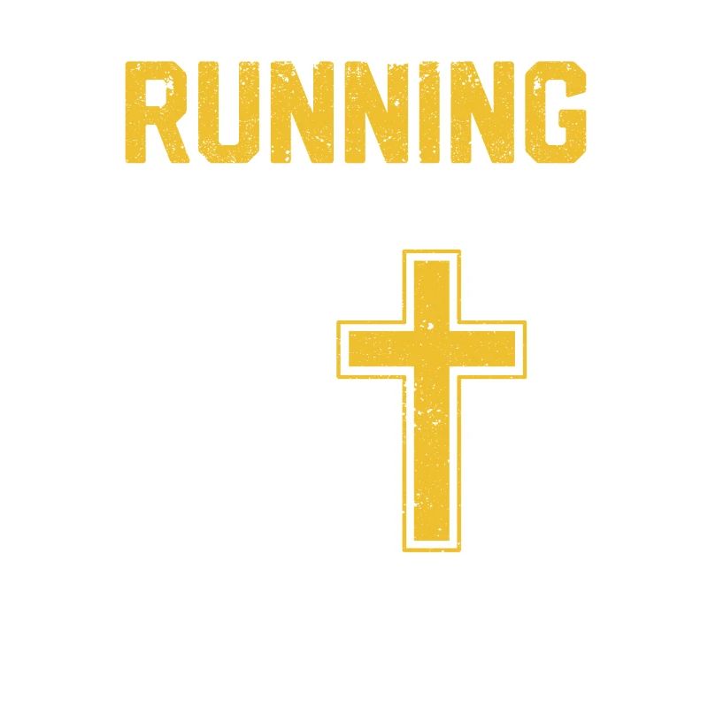 Grappige Christelijke Workout Runner Religieuze