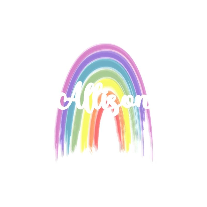 ALLISON Rainbow Cursive