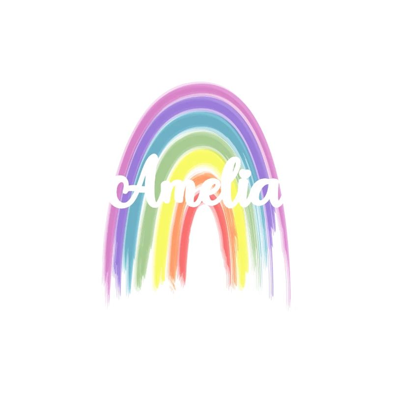 AMELIA Rainbow Cursive